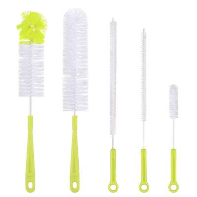 Bottle Cleaning Brush Set - Long Handle Bottle Cleaner for Washing Narrow Neck Beer Bottles, Sports Water Bottles